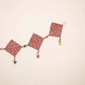 Handmade Bead Work Fabric Toran for Home Decor