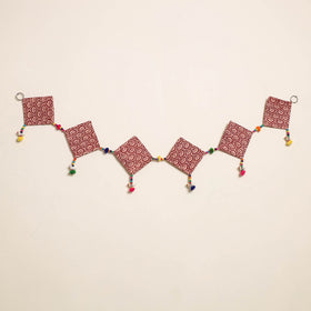 Handmade Bead Work Fabric Toran for Home Decor