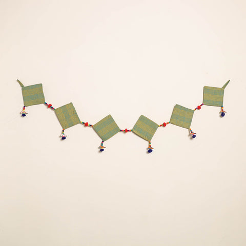 Handmade Bead Work Fabric Toran for Home Decor