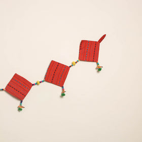 Handmade Bead Work Fabric Toran for Home Decor