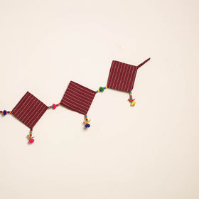 Handmade Bead Work Fabric Toran for Home Decor