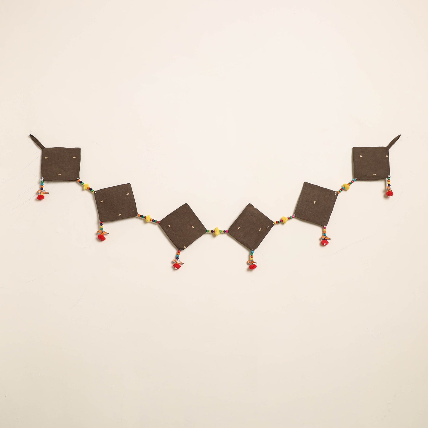 Handmade Bead Work Fabric Toran for Home Decor