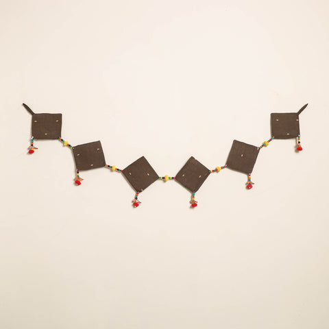 Handmade Bead Work Fabric Toran for Home Decor