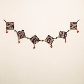 Handmade Bead Work Fabric Toran for Home Decor