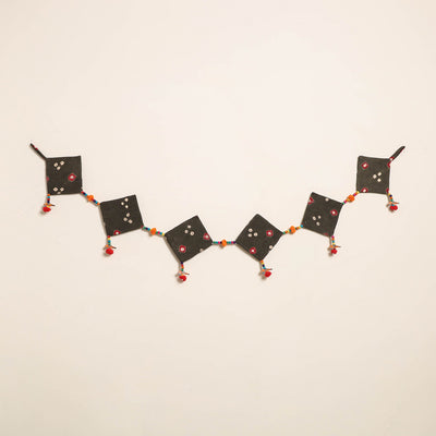 Handmade Bead Work Fabric Toran for Home Decor