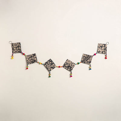 Handmade Bead Work Fabric Toran for Home Decor