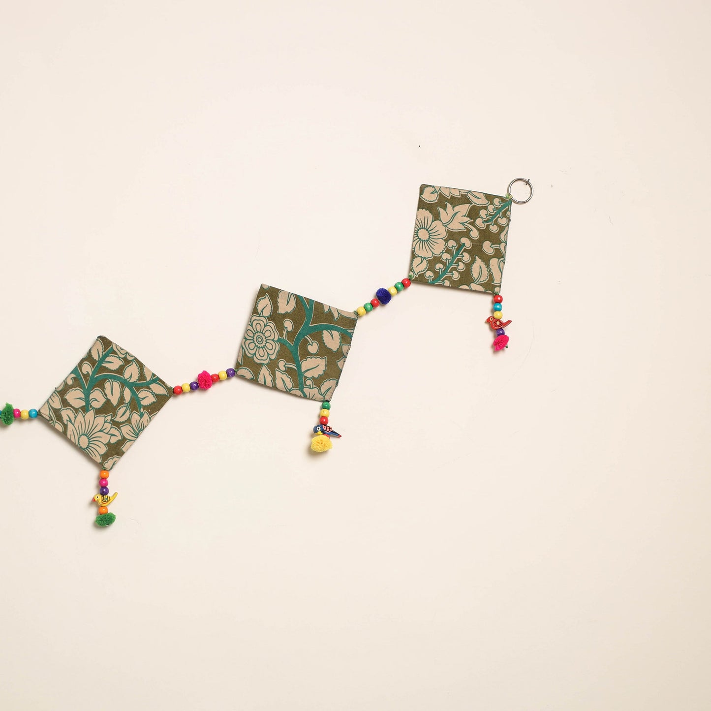 Handmade Bead Work Fabric Toran for Home Decor