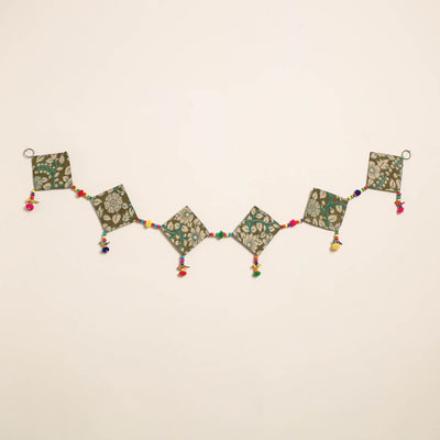 Handmade Bead Work Fabric Toran for Home Decor