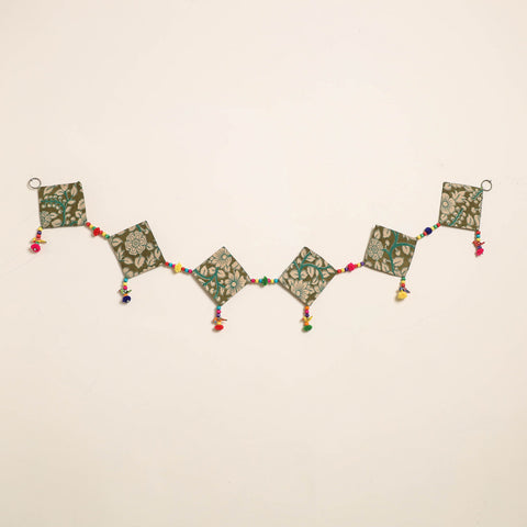 Handmade Bead Work Fabric Toran for Home Decor