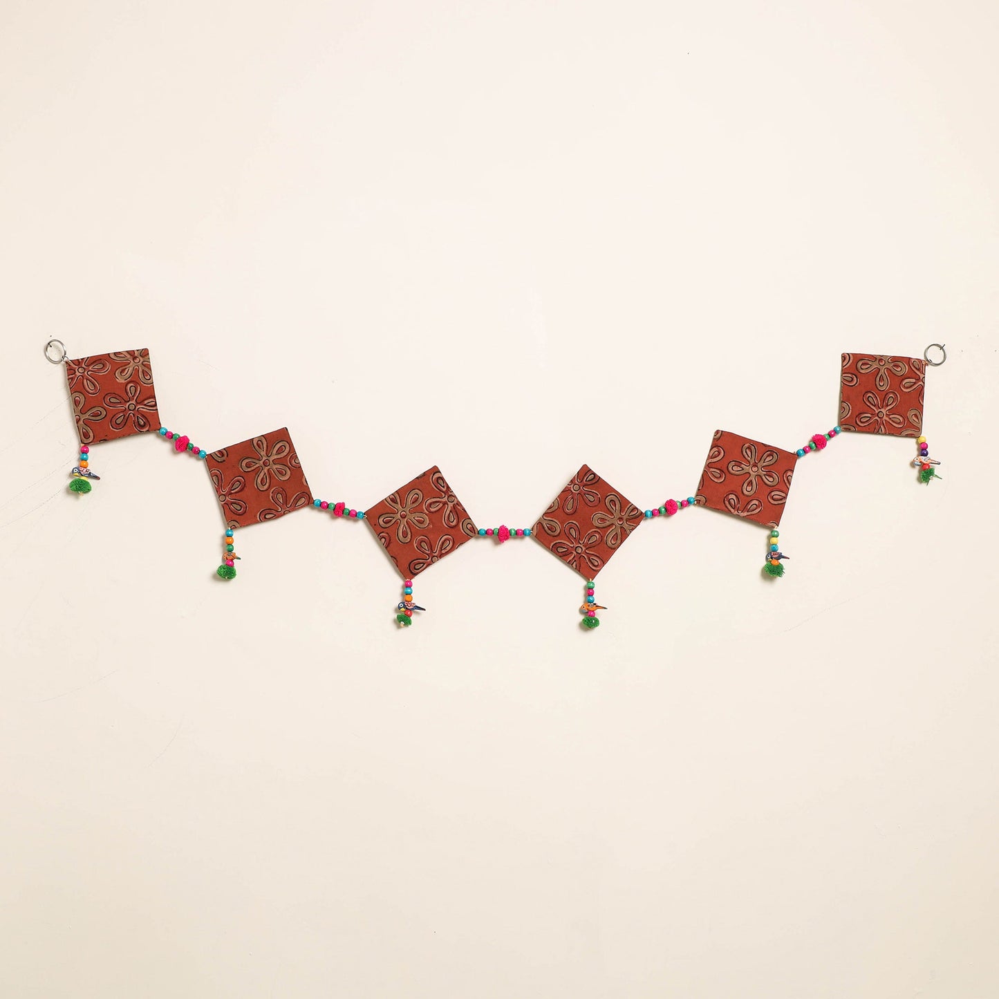 Handmade Bead Work Fabric Toran for Home Decor