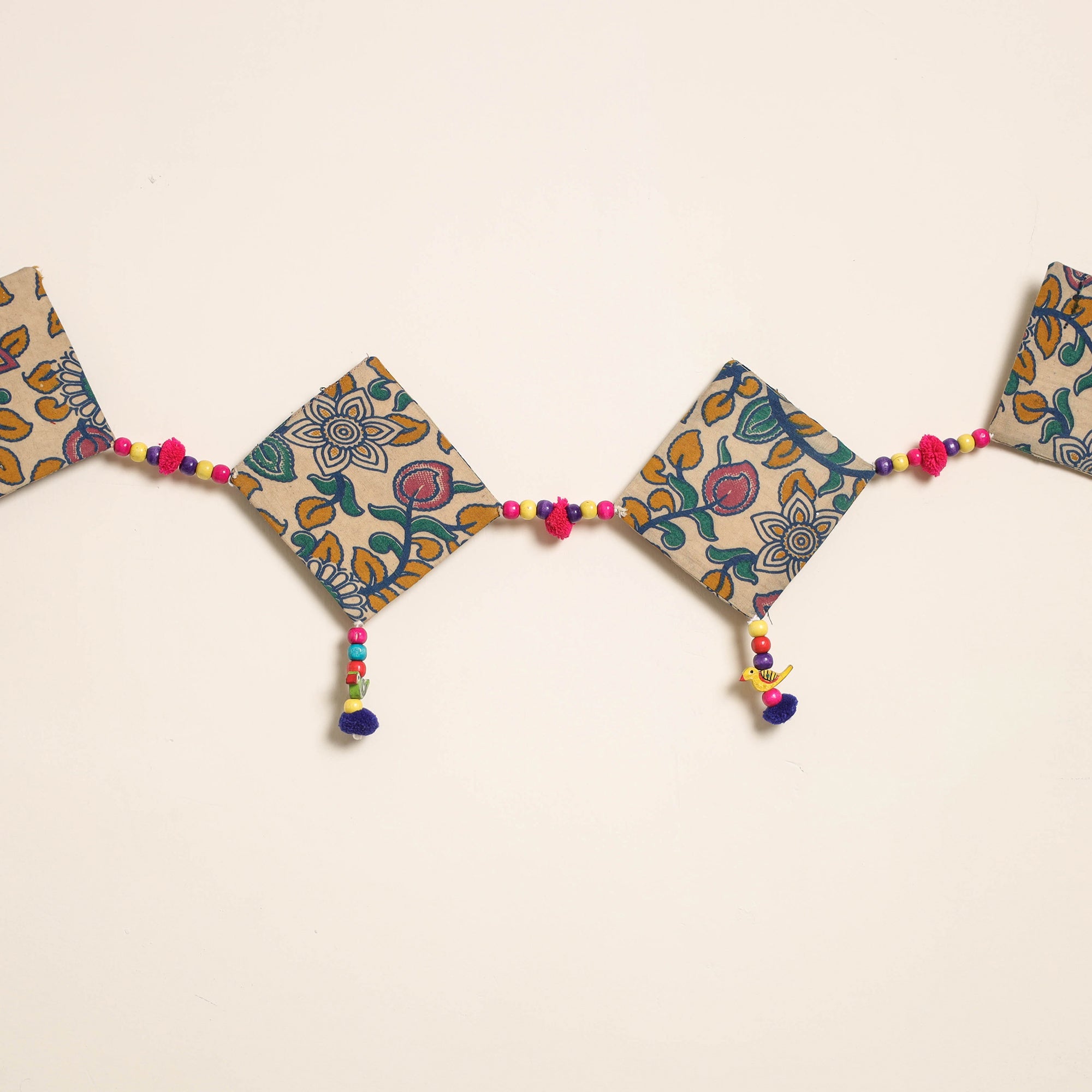 Handmade Bead Work Fabric Toran for Home Decor