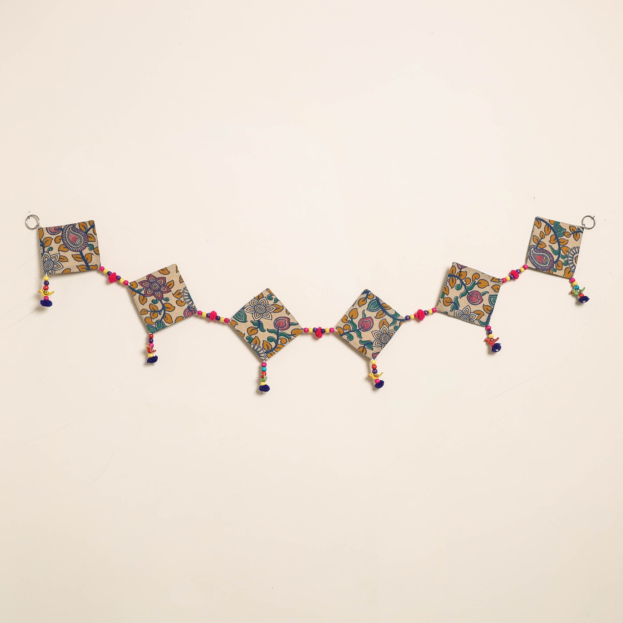 Handmade Bead Work Fabric Toran for Home Decor