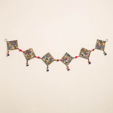 Handmade Bead Work Fabric Toran for Home Decor