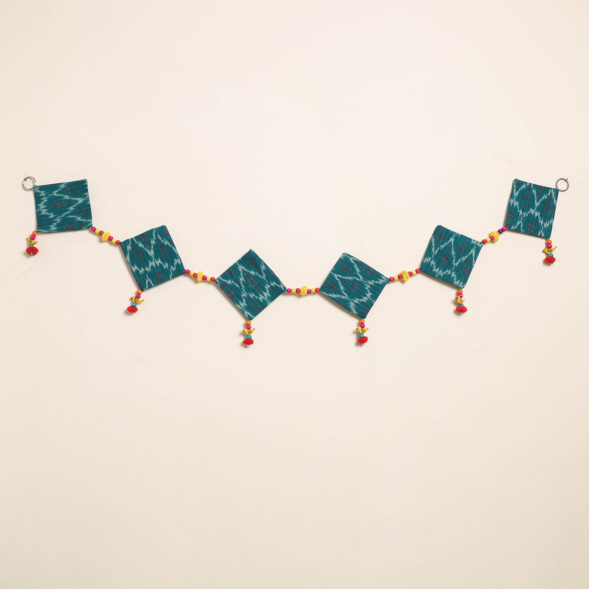 Handmade Bead Work Fabric Toran for Home Decor