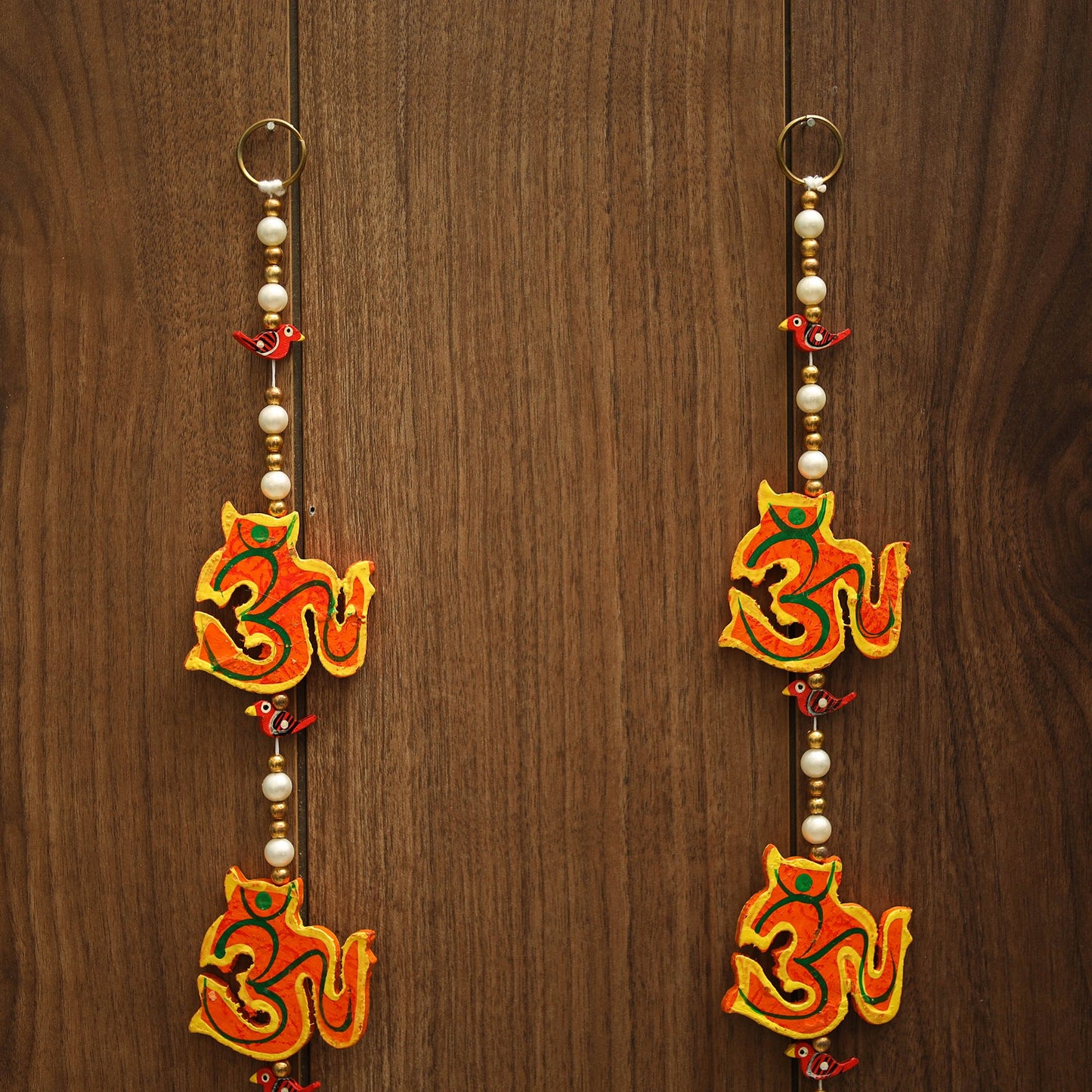 Handmade bead work hanging (set of 2) 03 - handcrafted