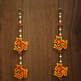 Handmade bead work hanging (set of 2) 03 - handcrafted
