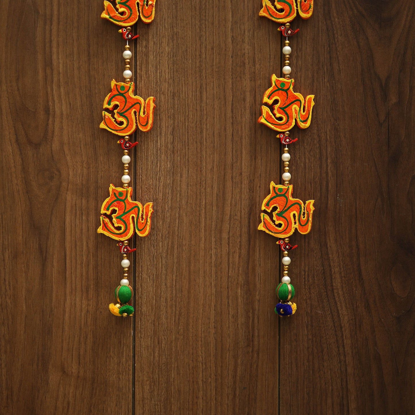 Handmade bead work hanging (set of 2) 03 - handcrafted