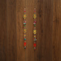 Handmade bead work hanging (set of 2) 07 - handcrafted