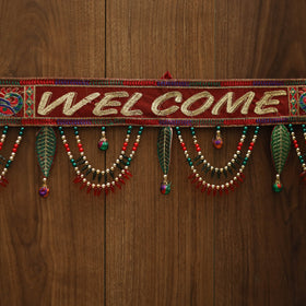 Handmade bead work kutch embroidery toran 23 - handcrafted