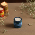 Handmade Bead Work Natural Bamboo Tealight Candle Holder Online in India l iTokri.com 