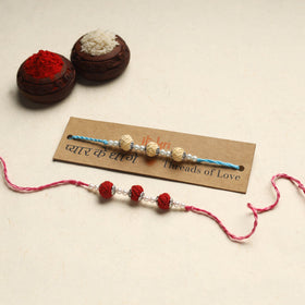 Handmade Bead Work Rakhi (Assorted Set of 2)