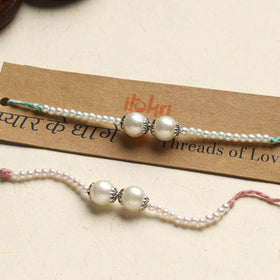 Handmade Bead Work Rakhi (Assorted Set of 2) 