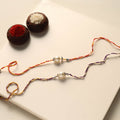 Handmade Bead Work Rakhi (Set of 2)