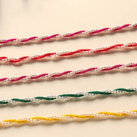 Handmade Bead Work Rakhi (Set of 5)