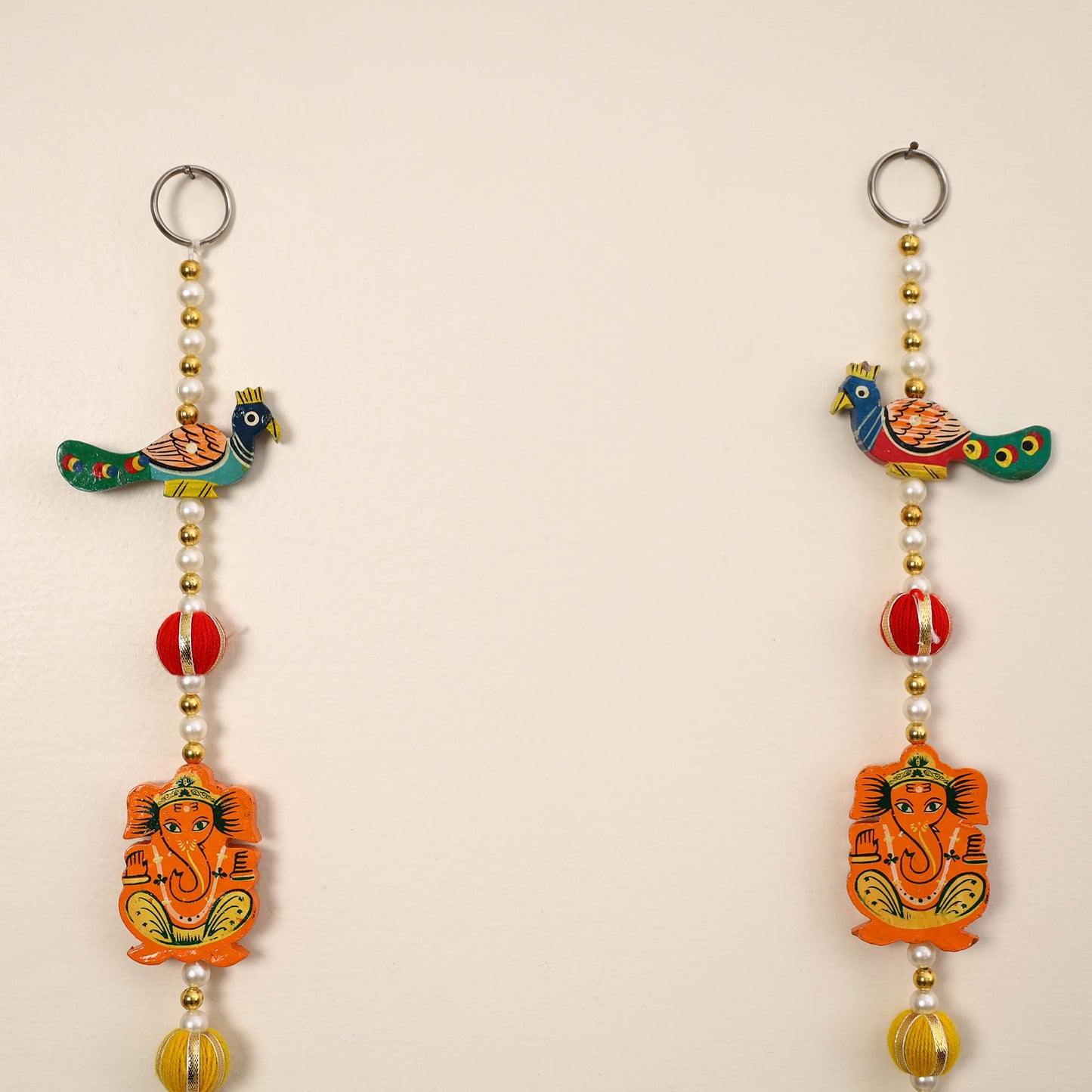 Handmade Bead Work Wall Hanging (set of 2)