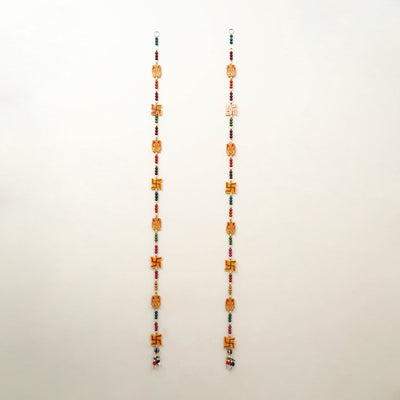  Handmade Bead Work Wall Hanging (set of 2)