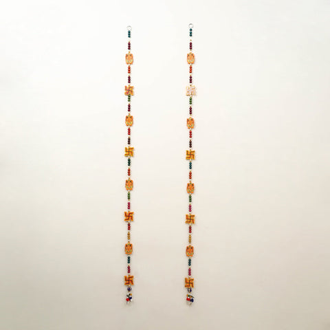  Handmade Bead Work Wall Hanging (set of 2)