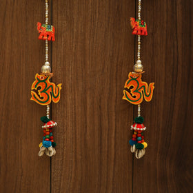Handmade bead work wall hanging (set of 2) 35 - handcrafted