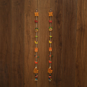 Handmade bead work wall hanging (set of 2) 35 - handcrafted