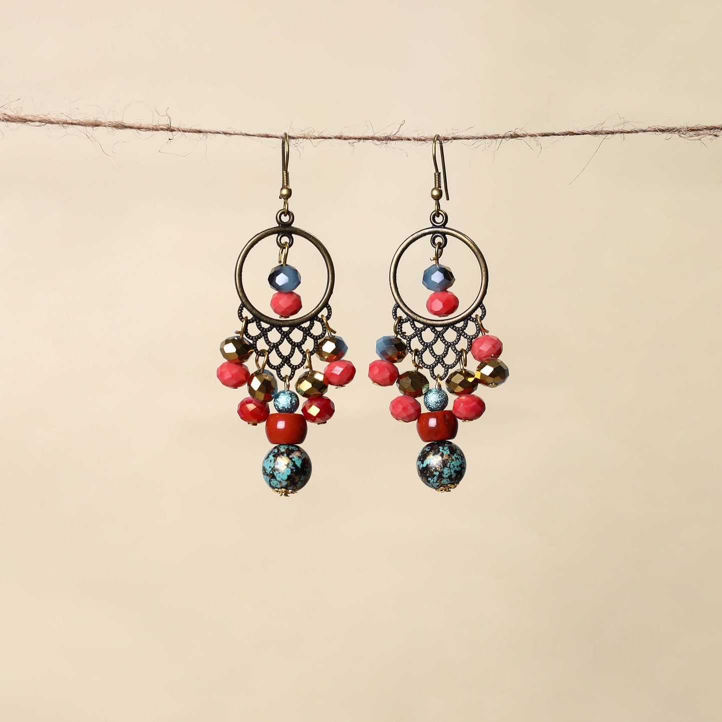 Buy Handmade Beaded Earrings Online in India