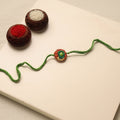 Handmade Beadwork Fabart Rakhi