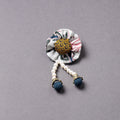  Handmade Beadwork Flower Saree Pin 