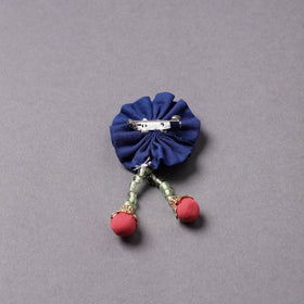  Handmade Beadwork Flower Saree Pin 