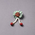  Handmade Beadwork Flower Saree Pin 