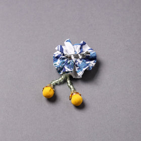  Handmade Beadwork Flower Saree Pin 