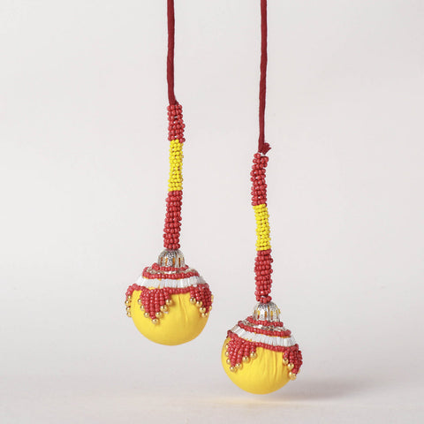  Handmade Beadwork Latkan Tassels for Clothing 