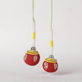  Handmade Beadwork Latkan Tassels for Clothing 