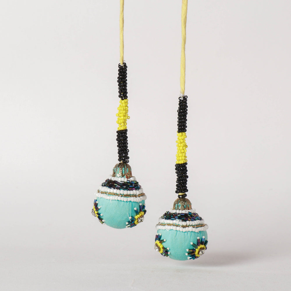  Handmade Beadwork Latkan Tassels for Clothing 