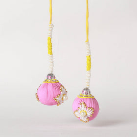  Handmade Beadwork Latkan Tassels for Clothing 