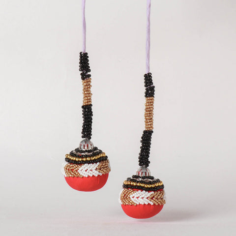  Handmade Beadwork Latkan Tassels for Clothing 