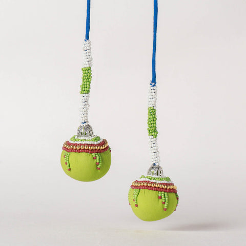  Handmade Beadwork Latkan Tassels for Clothing 