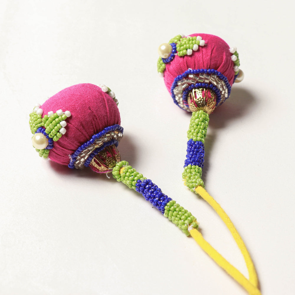  Handmade Beadwork Latkan Tassels for Clothing 