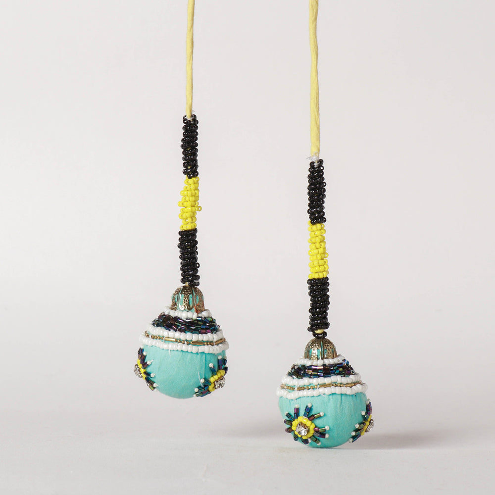  Handmade Beadwork Latkan Tassels for Clothing 