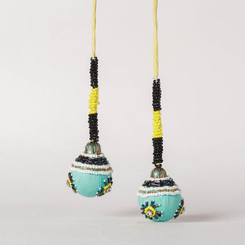  Handmade Beadwork Latkan Tassels for Clothing 