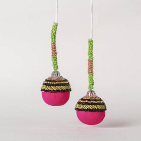  Handmade Beadwork Latkan Tassels for Clothing 