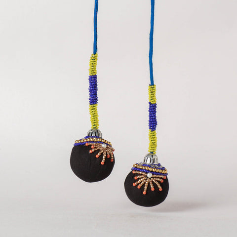  Handmade Beadwork Latkan Tassels for Clothing 